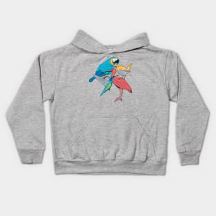 Exotic Birds Collection Kids Hoodie